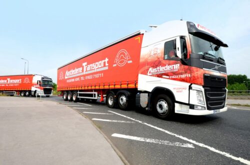 Lorry with Castledene livery old